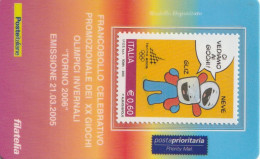 TESSERA FILATELICA VALORE 0,6 EURO TORINO 2006 (TF1053 - Tessere Filateliche