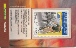 TESSERA FILATELICA VALORE 0,6 EURO BARTALI (TF1037 - Philatelistische Karten