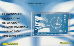 TESSERA FILATELICA VALORE 1 EURO TORINO 2006 (TF1014 - Philatelic Cards
