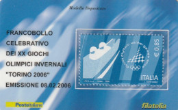 TESSERA FILATELICA VALORE 0,85 EURO TORINO 2006 (TF1002 - Tarjetas Filatélicas