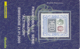 TESSERA FILATELICA VALORE 1 EURO ORDINARIA AV (TF1009 - Philatelic Cards