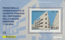 TESSERA FILATELICA VALORE 0,85 EURO TERRAGNI (TF1000 - Philatelic Cards