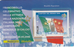 TESSERA FILATELICA VALORE 1 EURO CAMPIONATI DEL MONDO 2006 (TF988 - Cartes Philatéliques