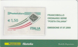 TESSERA FILATELICA VALORE 1,5 EURO ORDINARIO (TF974 - Philatelistische Karten