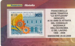 TESSERA FILATELICA VALORE 1,5 EURO CNEL (TF977 - Philatelistische Karten