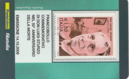 TESSERA FILATELICA VALORE 1,5 EURO DON LUIGI STURZO (TF972 - Philatelic Cards