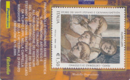 TESSERA FILATELICA VALORE 1,5 EURO FILIPPO LIPPI (TF969 - Filatelistische Kaarten