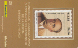 TESSERA FILATELICA VALORE 2,58 EURO VANONI (TF966 - Philatelic Cards