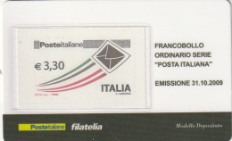 TESSERA FILATELICA VALORE 3,65 EURO ORDINARIO (TF960 - Tessere Filateliche