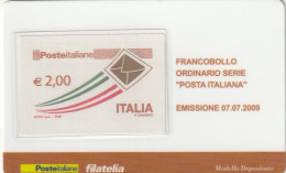 TESSERA FILATELICA VALORE 2 EURO ORDINARIO (TF962 - Philatelic Cards