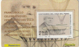 TESSERA FILATELICA VALORE 3 EURO DIRIGIBILE- ALMERICO DA SCHIO (TF958 - Philatelistische Karten