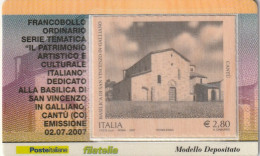 TESSERA FILATELICA VALORE 2,8 EURO BASILICA SAN VINCENZO (TF955 - Philatelistische Karten