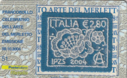 TESSERA FILATELICA VALORE 2,8 EURO ARTE DEL MERLETTO (TF946 - Cartes Philatéliques