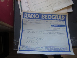Radiogram Radio Beograd New York 1941 WW2 - Cartas & Documentos