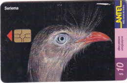 URUGUAY - Bird, Seriema(150a), 10/00, Used - Autres & Non Classés