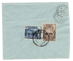 Aden - Aden Quaiti State Of Shihr And Mukalla January 4, 1955 Cover To Aden - Aden (1854-1963)