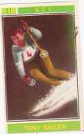 518 SCI - TONY SAILER - CAMPIONI DELLO SPORT 1967-68 PANINI STICKERS FIGURINE - Wintersport