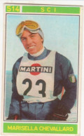 514 SCI - MARISELLA CHEVALLARO - CAMPIONI DELLO SPORT 1967-68 PANINI STICKERS FIGURINE - Sport Invernali