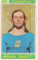 298 GINNASTICA - ADRIANA BIAGIOTTI - CAMPIONI DELLO SPORT 1967-68 PANINI STICKERS FIGURINE - Gymnastiek