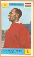 32 ATLETICA LEGGERA - KIPCHOGE KEINO, KENYA - FIGURINA PANINI CAMPIONI DELLO SPORT 1969-70 - Leichtathletik