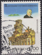 1988 San Marino ° Mi:SM 1390, Sn:SM 1156, Yt:SM 1184, Ateneo, 9th Centenary Of The University Of Bologna - Oblitérés