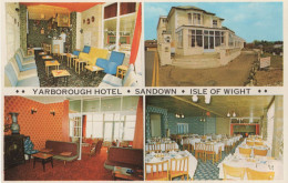 Yarborough Hotel Sandown Isle Of Wight Vintage Postcard - Otros & Sin Clasificación