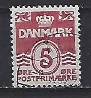 Denmark 1938  Wavy Lines (o) Mi.244x - Gebraucht