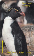 FALKLAND ISL.(GPT) - Rickhopper Penguin, First Issue 7.50 Pounds, CN : 1CWFA/B, Tirage 4000, Used - Isole Falkland
