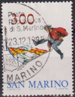 1984 San Marino ° Mi:SM 1296, Sn:SM 1063, Yt:SM 1092, Flag Wavers - Gebraucht