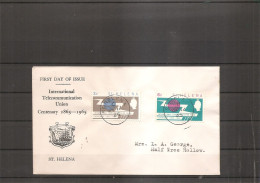 Sainte-Hélène - Télécom ( FDC De 1965 à Voir) - Saint Helena Island