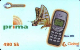 Telephone Nokia 3210, Globtel GSM Slovakia, Valid 31.08.2001, PIN Code About 28 Mm Long And About 2.3 Mm High, Slovakia - Eslovaquia