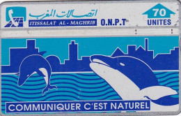 MOROCCO(L&G) - Communicating Is Natural(70 Units), CN : 506C, Tirage 50000, Used - Marruecos