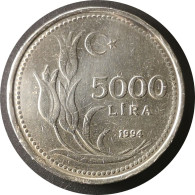 5000 Lira 1994 Turquie, Monnaie De Collection - Turquie