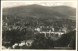 41288988 Witzenhausen Teilansicht Witzenhausen Werra Bruecke Witzenhausen - Witzenhausen