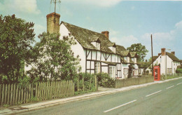 Church Road BT Telephone Box Eardisley Herefordshire 1970s Postcard - Herefordshire