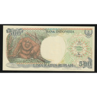INDONESIE - PICK 128 G - 500 RUPIAH - 1992/1998 - ORANG OUTANG - Indonesien