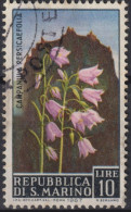 1967 San Marino ° Mi:SM 881, Sn:SM 655, Yt:SM 688, Campanula, Blume - Gebruikt