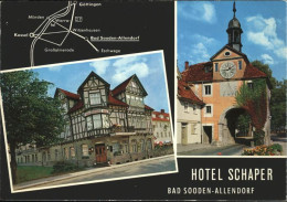 41288837 Bad Sooden-Allendorf Hotel Schaber Fachwerkhaus Kirche Torbogen Bad Soo - Bad Sooden-Allendorf