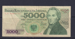 POLAND - 1982 5000 Zloty Circulated Banknote - Polen