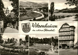 41288771 Witzenhausen Teilansichten Witzenhausen Kirche Werra Park Freibad Fachw - Witzenhausen