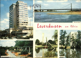 41288680 Leverkusen City Hochhaus Rheinbruecke Park Doktorsburg Alkenrath Manfor - Leverkusen