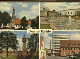 41288143 Heide Holstein Kirche Wasserturm Am Rathaus Kfz-Meisterschule Heide - Heide