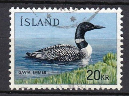 IS071 – ISLANDE – ICELAND – 1967 – COMMON LOON – Y&T # 363 USED 7 € - Gebruikt