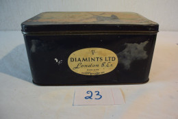 C23 Ancienne Boite à Biscuit Diamints London England - Dozen