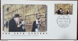 Balfour Declaration Proclaims Jewish Homeland, Western Wall Of The Old City Of Jerusalem, Judaica Marshall Islands FDC - Judaísmo