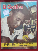 El Gráfico Sports Magazine (Argentina) Cover With Pelé September 1963. - Libri