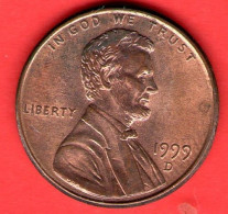 USA - United States - Stati Uniti - 1999 D - 1 Cent - QFDC/aUNC - Come Da Foto - 1959-…: Lincoln, Memorial Reverse