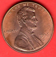 USA - United States - Stati Uniti - 1996 D - 1 Cent - QFDC/aUNC - Come Da Foto - 1959-…: Lincoln, Memorial Reverse