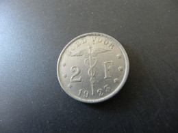 Belgique 2 Francs 1923 - 2 Franchi