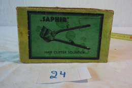 C24 Ancien Rasoir De La Marque Saphir Boite D'origine - Razor Blades